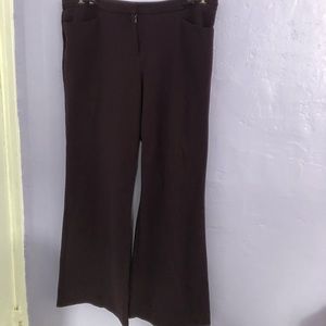 NY&Co Plum Wide Leg Dress Pants - Size 14